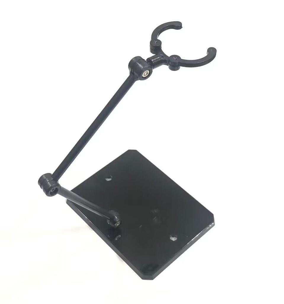 [Set of 2] Figure and Plastic Model Arm Stand Display Stand, 93 X 73mm, 90mm Support, Weight 25g, Black. Enjoy Free-form Display.