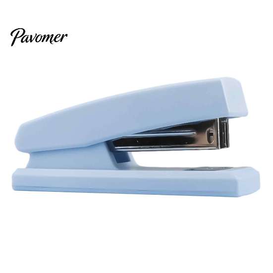 Gift for Colleagues And Friends Mini Stapler, with Ergonomic Curved Design, Handheld Morandi Color Heavy Duty Stapler Office School Home Use