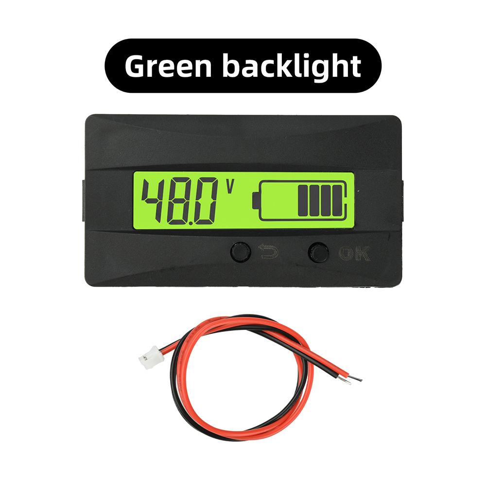 DC 9-111V acid /ternary lithium /lithium iron phosphate battery universal LCD digital battery voltage Battery Indicator For Car