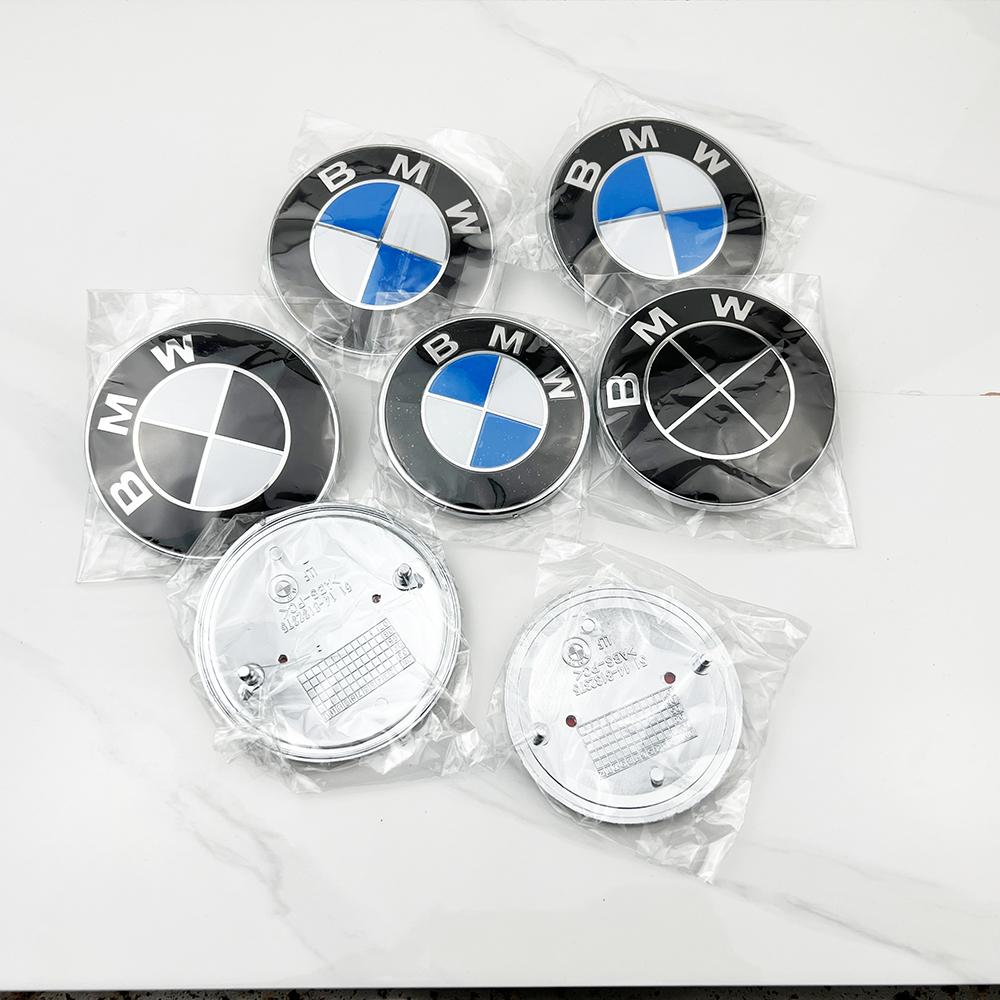 2 Stück 74mm 82mm Fahrzeug Front Heck Logo Dekorative Gehäuse Kit Für BMW E61 F90 F07 F11 F18 Serie
