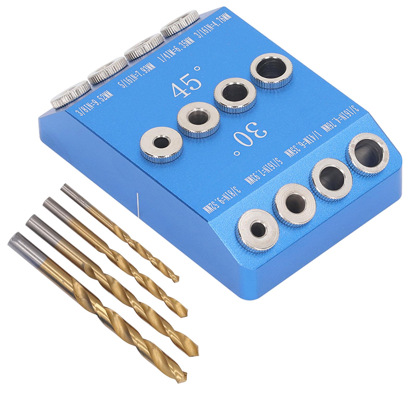 

Направляющая для сверления 30 45 90 градусов Угловая дрель из алюминиевого сплава для резки по дереву