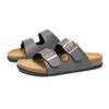 Fashion New Flat Slippers Men's Slippers Luxury Indoor Bottom Non Slip Cork Slippers Male Beach Outdoor Home Flip Flops Sandals