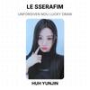 LE SSERAFIM UNFORGIVEN M2U LUCKY DRAW Official Photocard