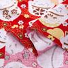 Baumwollstoff mit japanischem Glückskatzen-Druck für Cheongsam- und Hanfu-Kleidung