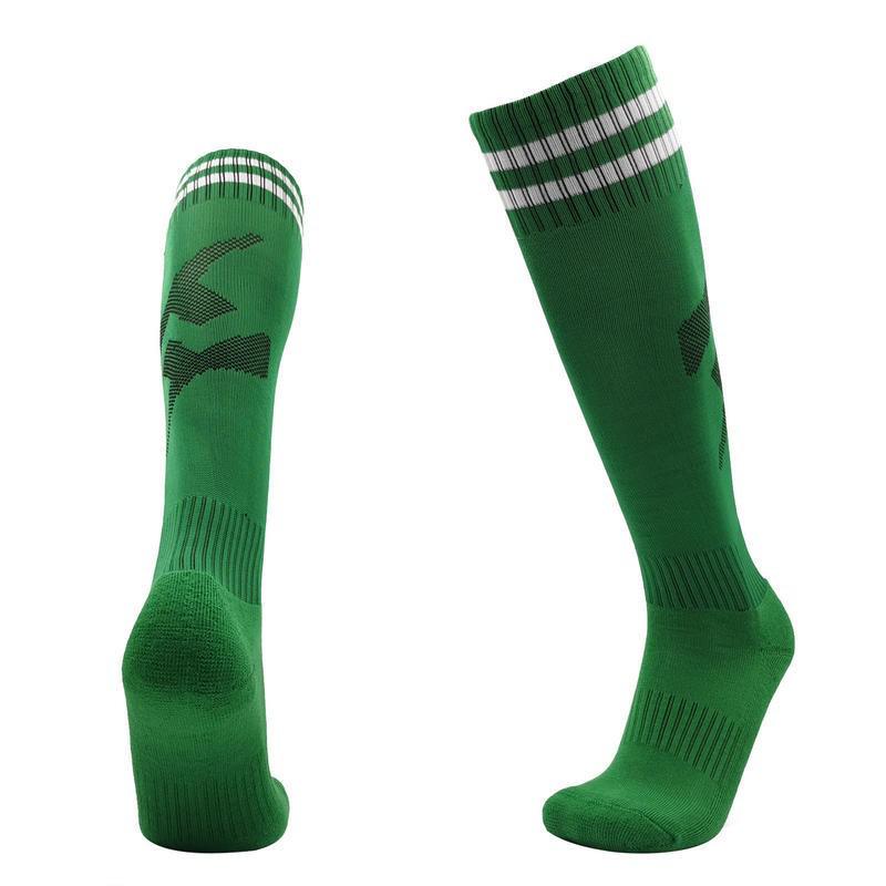 Adult and Children's Thickened, Shock-Absorbing, Wear-Resistant Long Football Socks