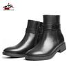 Damen Winter Lederstiefel mit Wollfutter