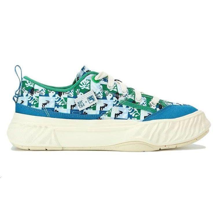 FILA Fosso Matisse Retro Durable Low-Top Canvas Sneakers Men sneakers Blue White F12M332303FVM