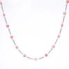 HARANG HR 39N_Pink Moonstone Labradorite Beads Necklace