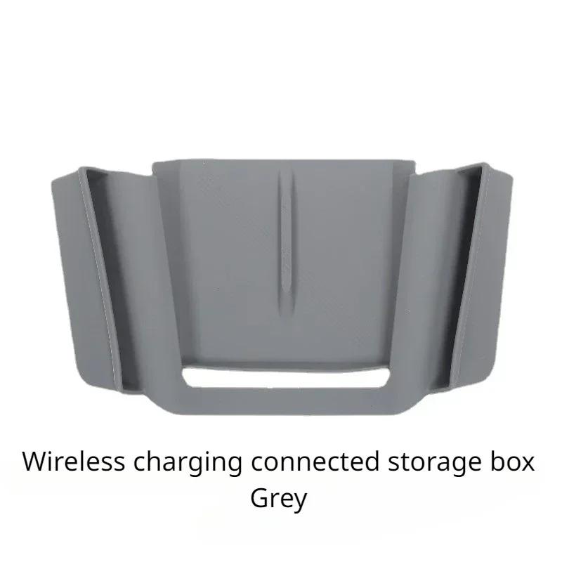 For Tesla Model X S Silicone Pad Protective Cup Holder Wireless Charging Mat Central Control Armrest Storage Box Car Accessories