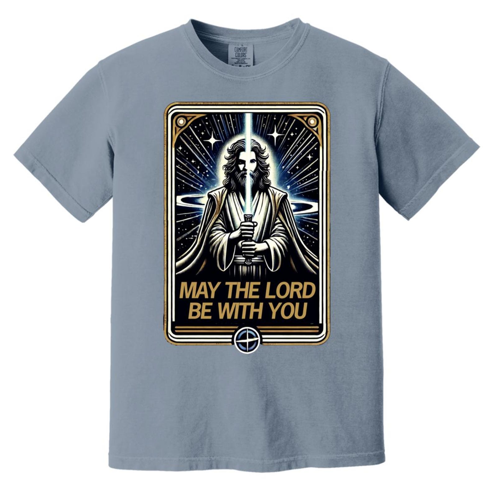 Christian Star Wars Shirt: May The Lord Be With You Graphic Tee 3XL