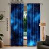 2Pcs Night Sky Curtain Universe Space Galaxy Curtain Night Under The Stars Curtain Apply To Living Room Bedroom Hotel Store