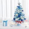 Mini Christmas Tree 45cm And 60cm Blue Tabletop Decorations Perfect For Festive Homes