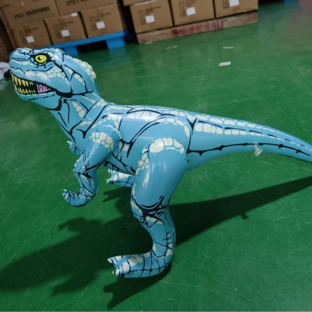 Inflatable Dinosaur Toys - Triceratops, T-Rex, and Velociraptor