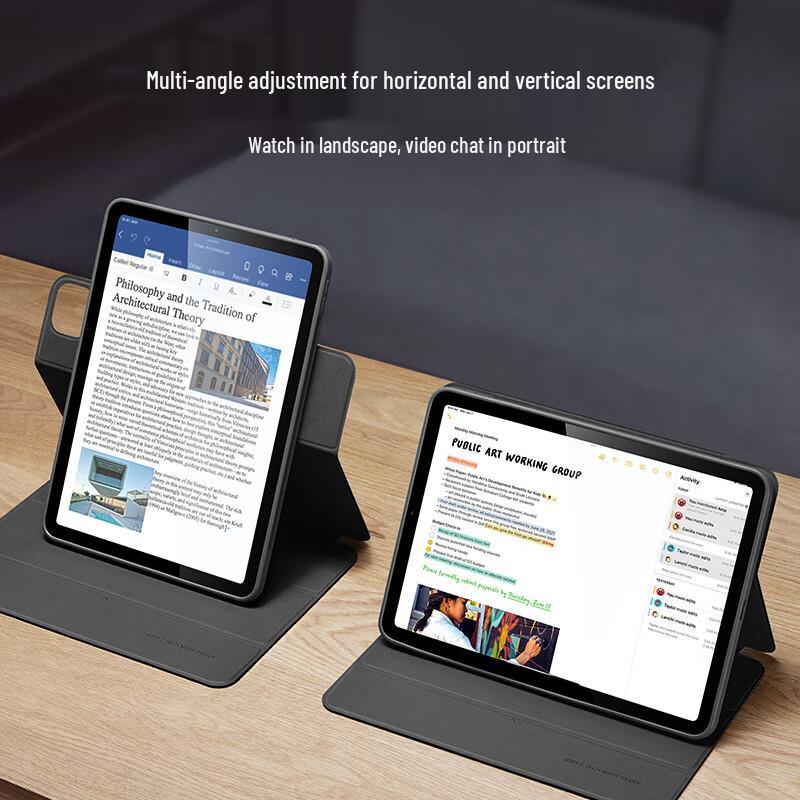 ESR Magnetic Folio and Detachable Cases for iPad - 1 Piece