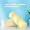 1pc Ergonomic Cervical Roller Pillow-Removable Washable Bamboo Leaf Design for Spine/Neck/Back/Leg Relief Travel Support