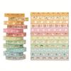18 Stück/Set Kawaii Tiere Gesicht Cartoon Washi Tape Set Masking Tapes Scrapbooking DIY Journal Schreibwaren Schulbedarf Geschenk