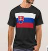 Flag of Slovakia TShirt Summer Cotton Short Sleeve ONeck Mens T Shirt New S3XL
