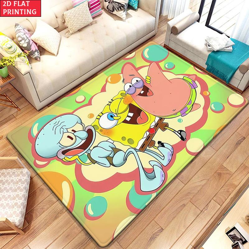 Good partner print Large Room Carpet Non Slip Cartoon Kids Bedroom Living Room Floor Mat Home Decor Children's Play Carpet