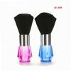 Barber Neck Duster Brush with Soft Gentle Bristles for Easy Hair Cleanup and Ergonomic Crystal Handle