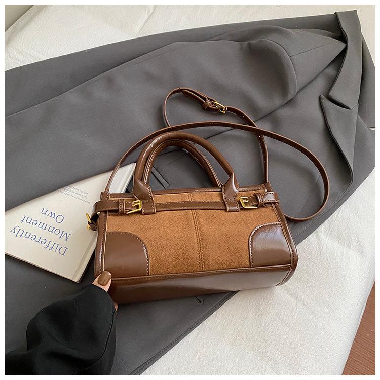 

2025 новая портативная сумка-подмышка для通勤, модная зарубежная ретро-сумка, высококлассная нишевая сумка через плечо