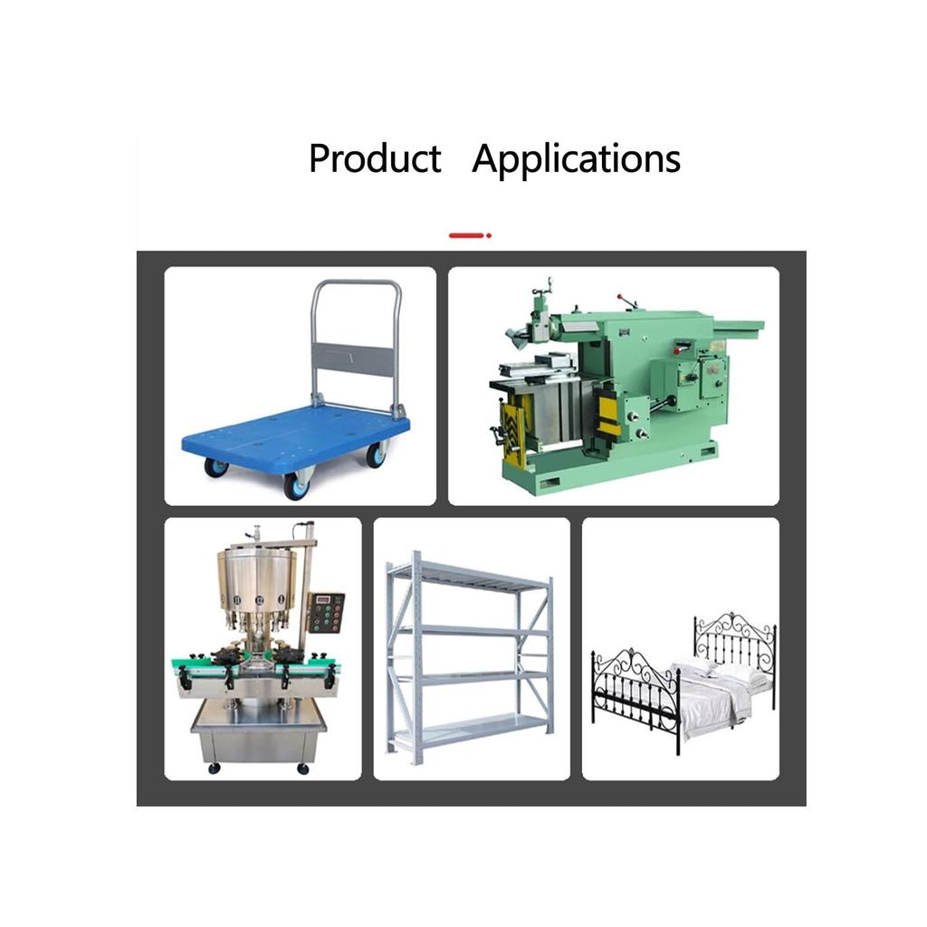 4 Pack 3" Threaded Stem Casters, M14 M16 M20 Locking Caster with Bearing, Trolley Furniture Swivel Castor, Heavy Duty Nylon Castors for Industrial,