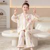100% Cotton Girls Long Sleeve Pajama Set Princess Style Sleepwear Kids Ages 8 Comfortable Home Outfit