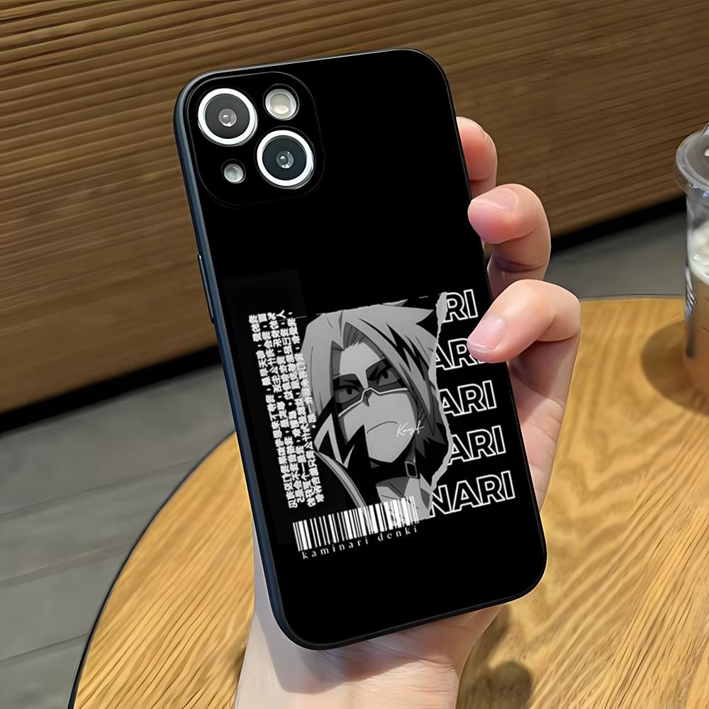 

My Hero Academia Kaminari Denki Phone Case For IPhone 17 Pro Max 16 15 14 Pro Max 13 11 X Xs Xr 8 7Plus Silicone Cover iPhone 14 Pro