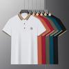 Men's Short-sleeved Polo Shirt Summer Men's Fashion Casual Lapel Half-sleeved T-shirt Top Clothes