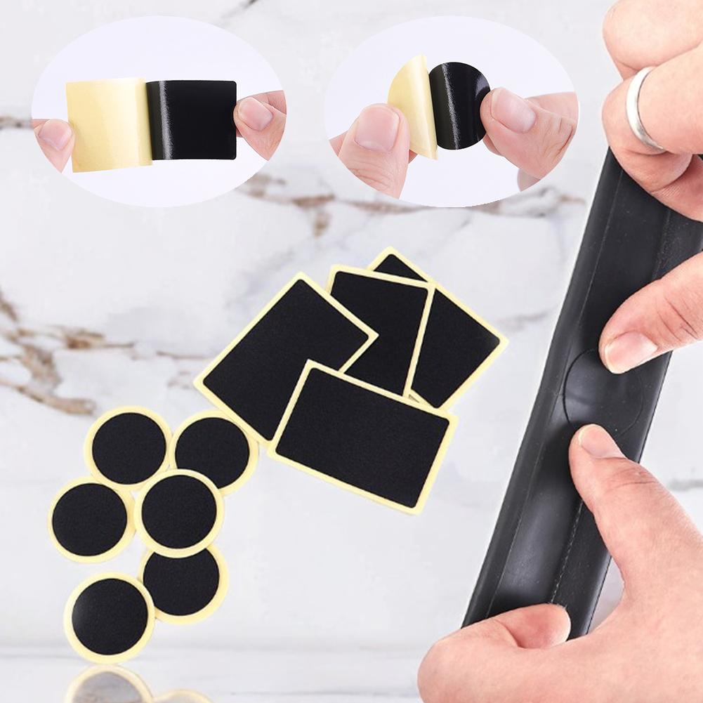 Bicycle Tire Repair Tool Rubber Puncture Patches No Glue Bicycle Inner Tube Puncture Repair Tools Mountain Bike Accessories