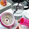 Silicone Straw Cup Large Capacity Water Bottle with Handle Multipurpose Beverage Container Portable Girls Drinkware