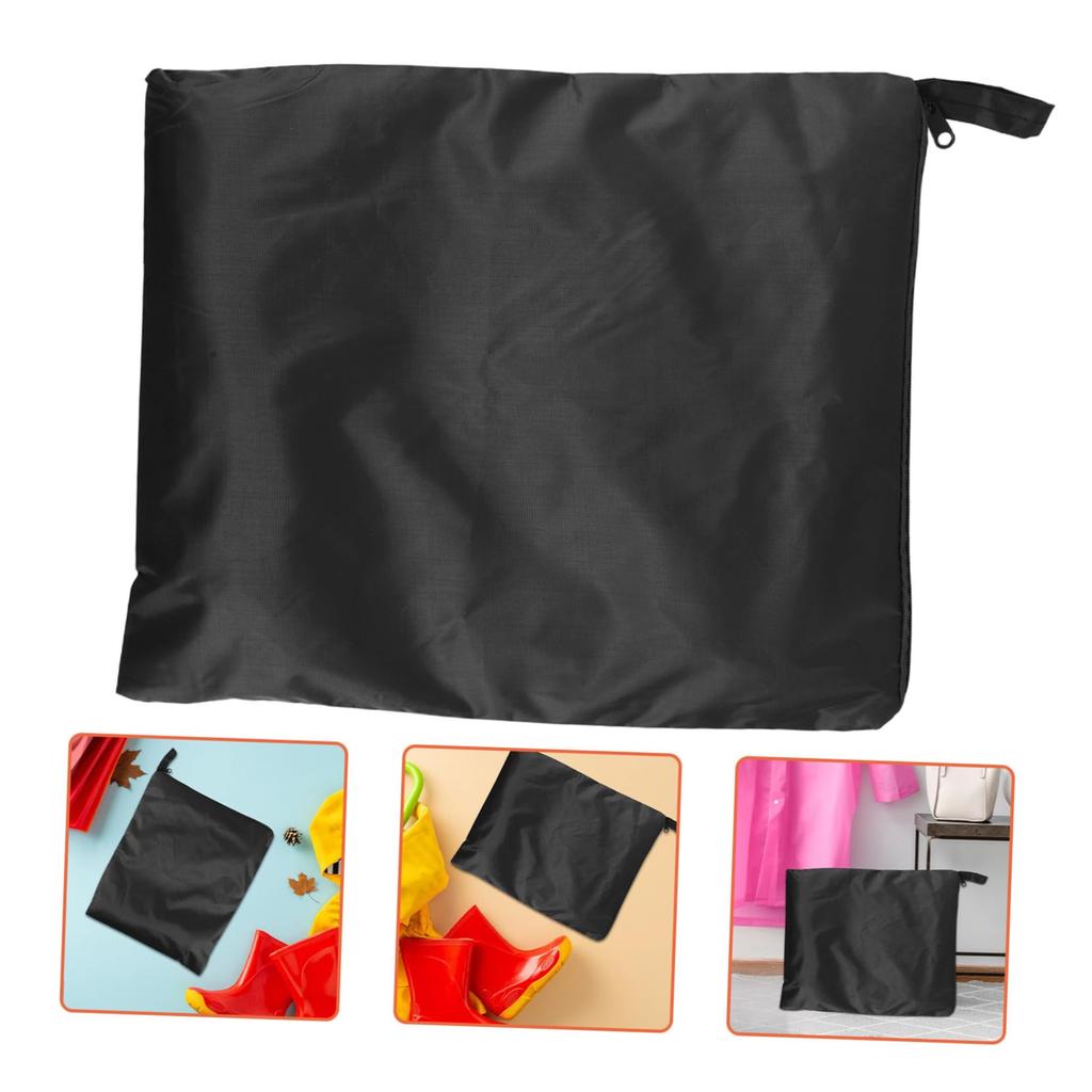 FUNOMOCYA Raincoat Bag Fabric Raincoat Storage Bag Organizer Waterproof Camping Storage Travel Folding Organizer Bar