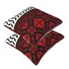 Arabic Folk Kufiya Hatta Traditional Keffiyeh Pattern 2 Pcs Square Pillowcase Pillow Cover Cushion Throw Pillow For Home Sofa