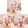 Flower Hellokitty Plush Doll Heart Cat Stuffed Toy Strawberry Angel Decoration