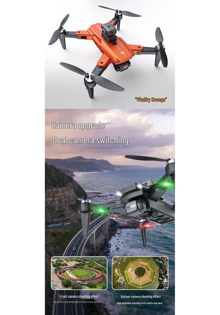 Brushless 8K HD Quadcopter with Long Battery Life and Optical Flow Positioning