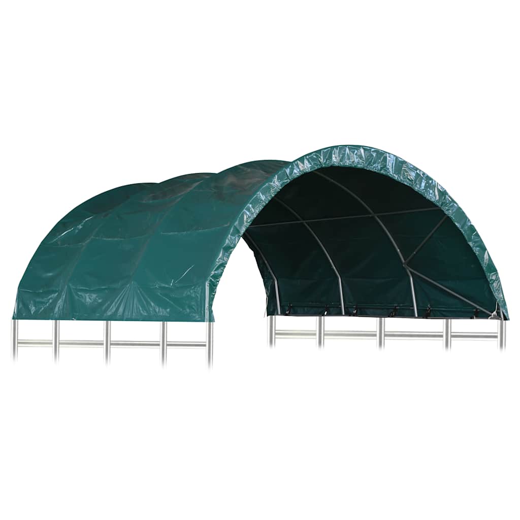 Abrigo para Gado PVC 3,7 x 3,7 m Verde