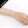 Glory_Arden [Unisex] Surgical Steel Double Chain Minimal Bracelet / Ghmb-128
