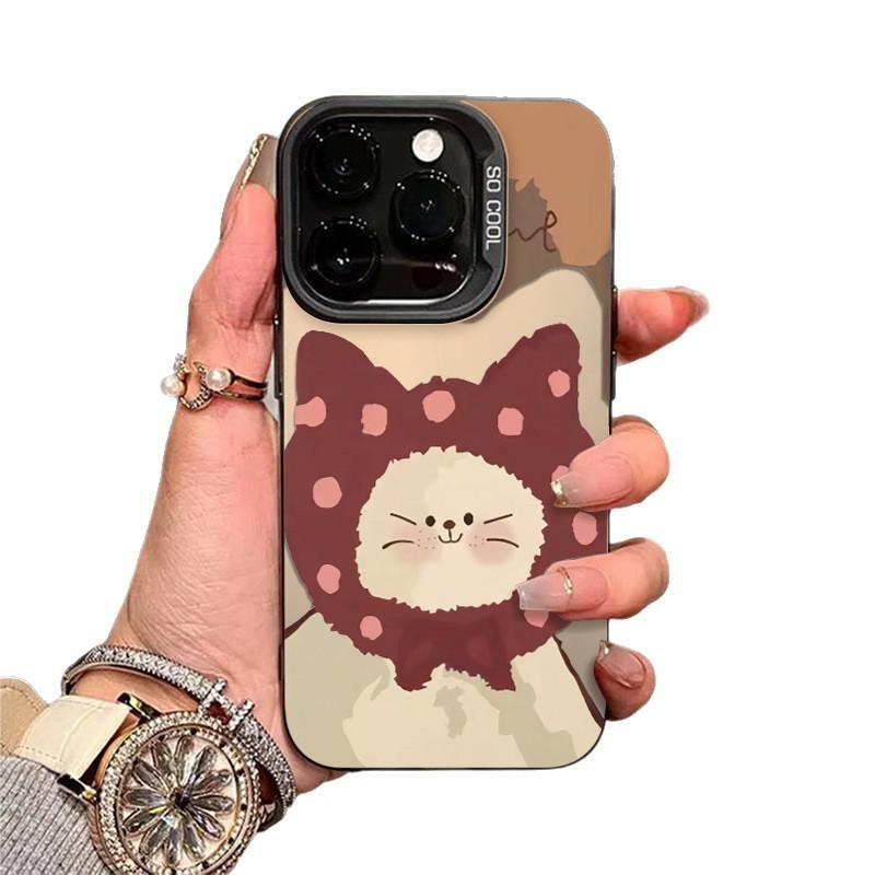 Headset Cat for Apple 17/16 Pro Cute 15/14 Fun IPho Ne11 Phone Case