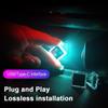 Multicolor USB/Type-C Car Ambient Lighting Car Interior LED Atmosphere Lights for Car Decoration,Easy Installation