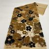 Middle East New Style Two-tone Rope Embroidery + Beads + Sequins Women's Dress Fabric