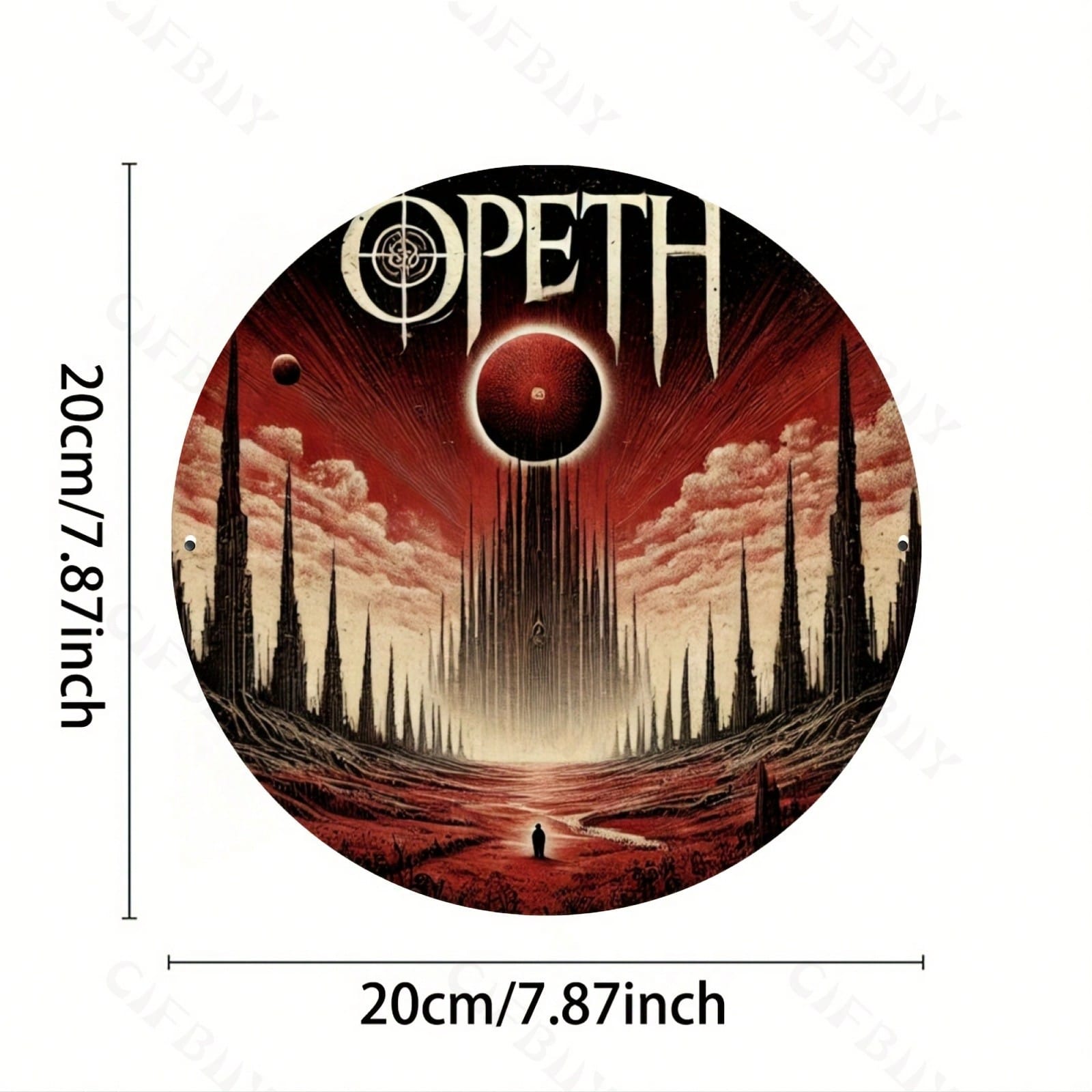 

Opeth Band Metal Wall Art 8 Inch Round Sign Home Office Decor Gift разноцветный