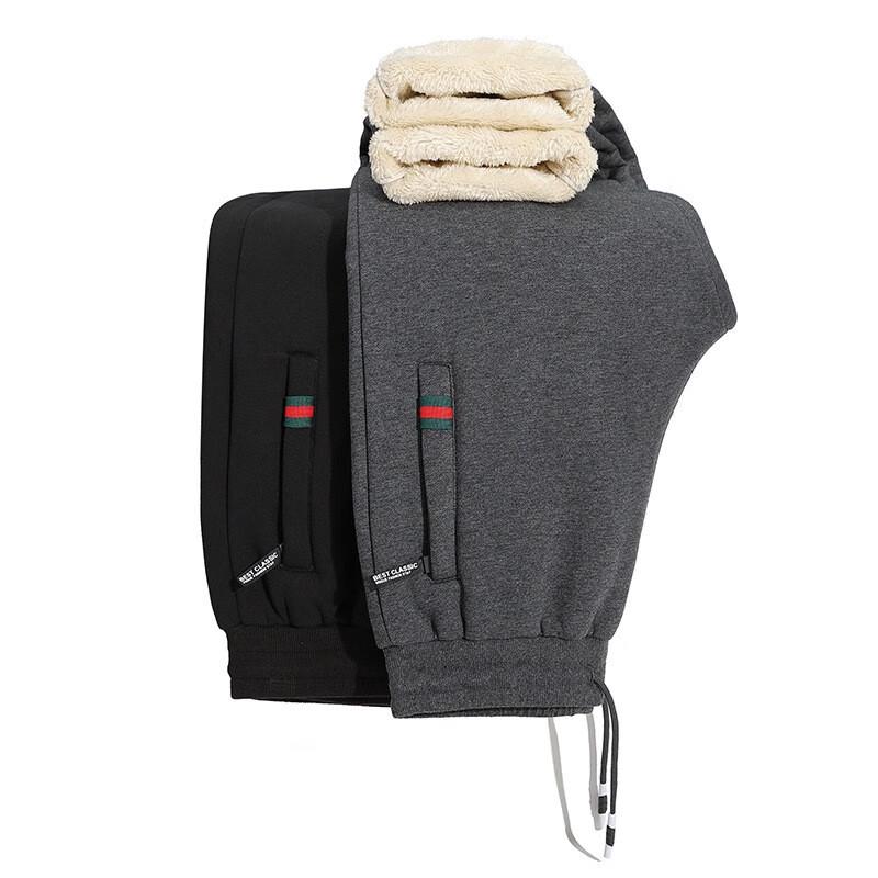 Warme Herren-Fleecehose aus Lammwollmischung