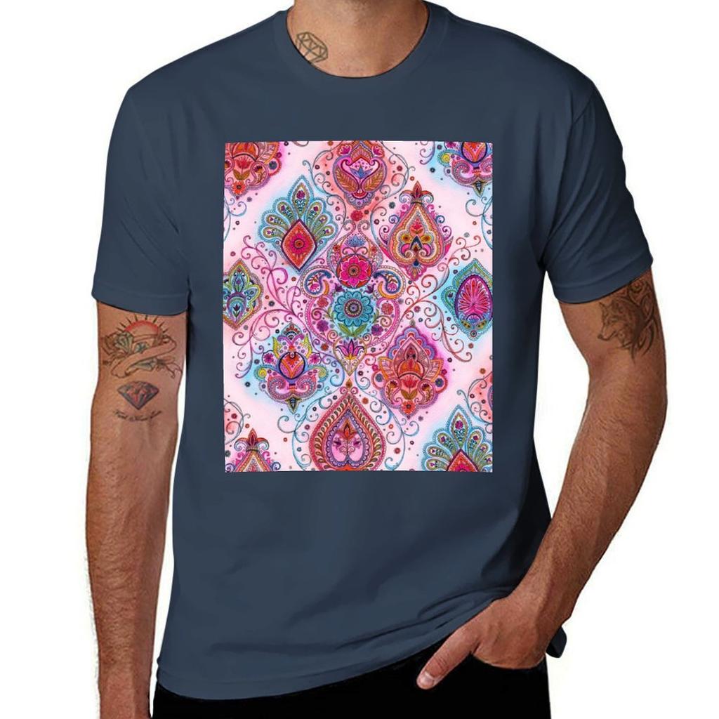 Summer Indian TShirt Casual Streetwear Short Sleeve Tee