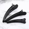 Black Simple And Versatile Large, Medium And Small Pointed Mouth Clip, Creative Disc Hair And Hairdressing Partition Positioning Clip