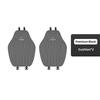 Car Seat Cushion Breathable Portable Car Seat Cover Pad Key For Volkswagen VW Golf Scirocco Amarok Phaeton GTI Magotan Teramont