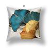 Pouzdro na polštáře Ginkgo Leaves Polyester Krátký plyš Moderní Květinové Polštáře na židle Pouzdro Dekor do obývacího pokoje Polštáře na polštář 1ks Pouze povlak na polštář