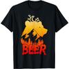 WJHmmxyzLO Vintage Bear Deer Funny Retro Beer T-Shirt