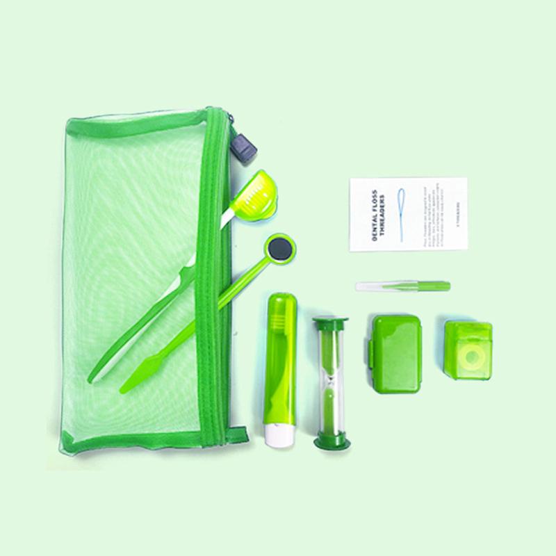 Kit de nettoyage bucco-dentaire et de blanchiment des dents, 8 pièces