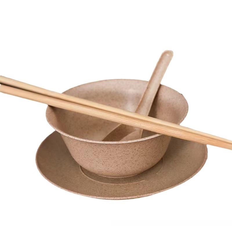 Biodegradable Rice Husk Disposable Tableware Set