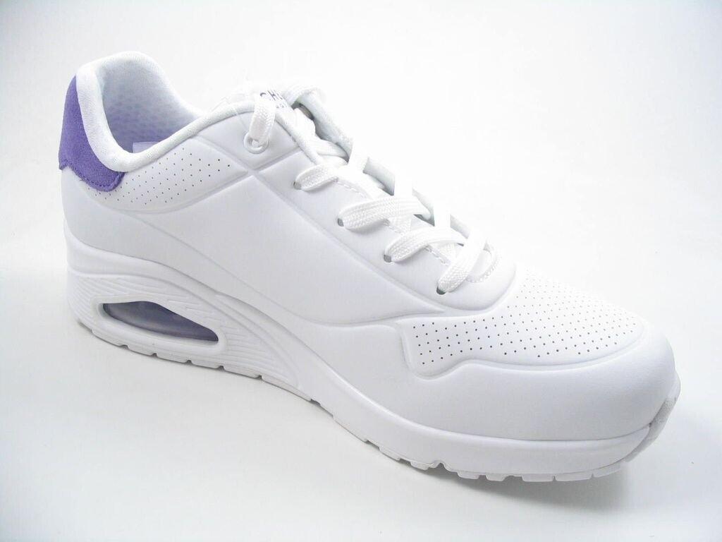 Skechers Uno - Pop Back Женские кроссовки белого/фиолетового цвета