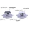 USB Rechargeable Cooling Fan Hat with Solar Charging And 3 Speed Adjustment Design for Women Men Hiking Camping